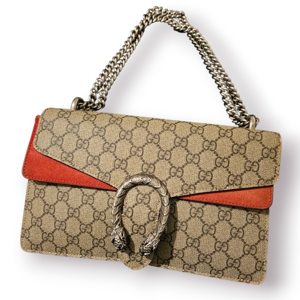 Gucci GG Supreme Monogram Small Dionysus Shoulder Bag